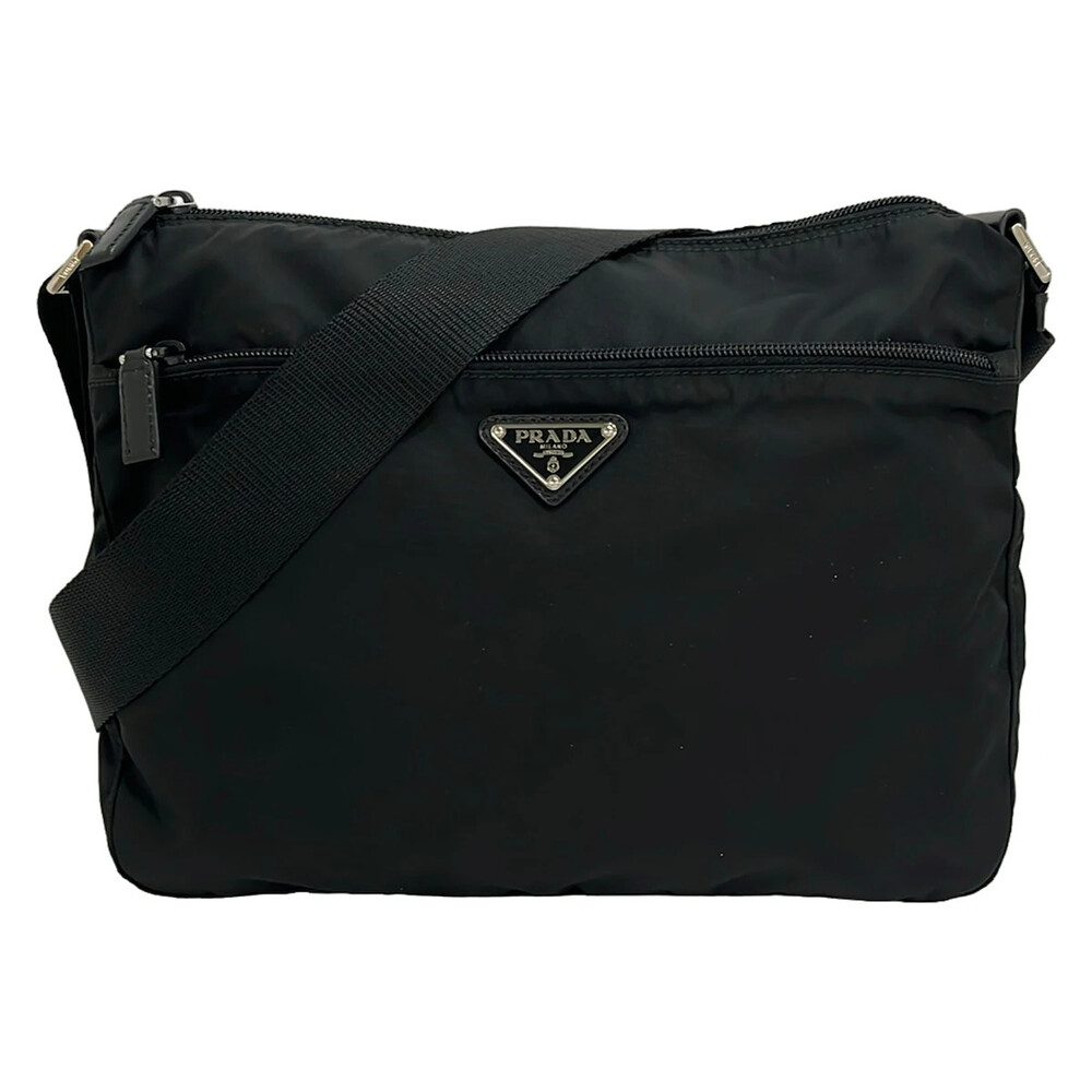 Prada Black Nylon Shoulder Bag #341758P67B